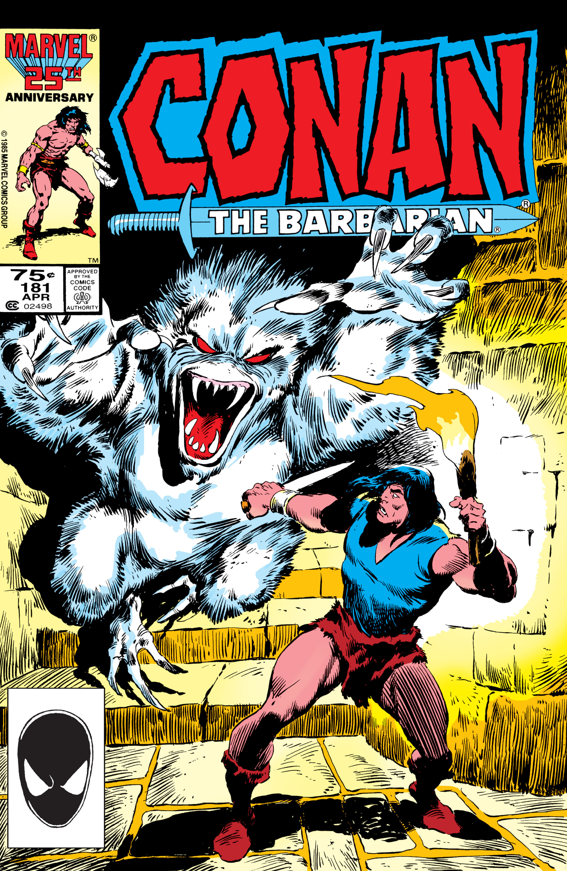 Conan the Barbarian #181 cover