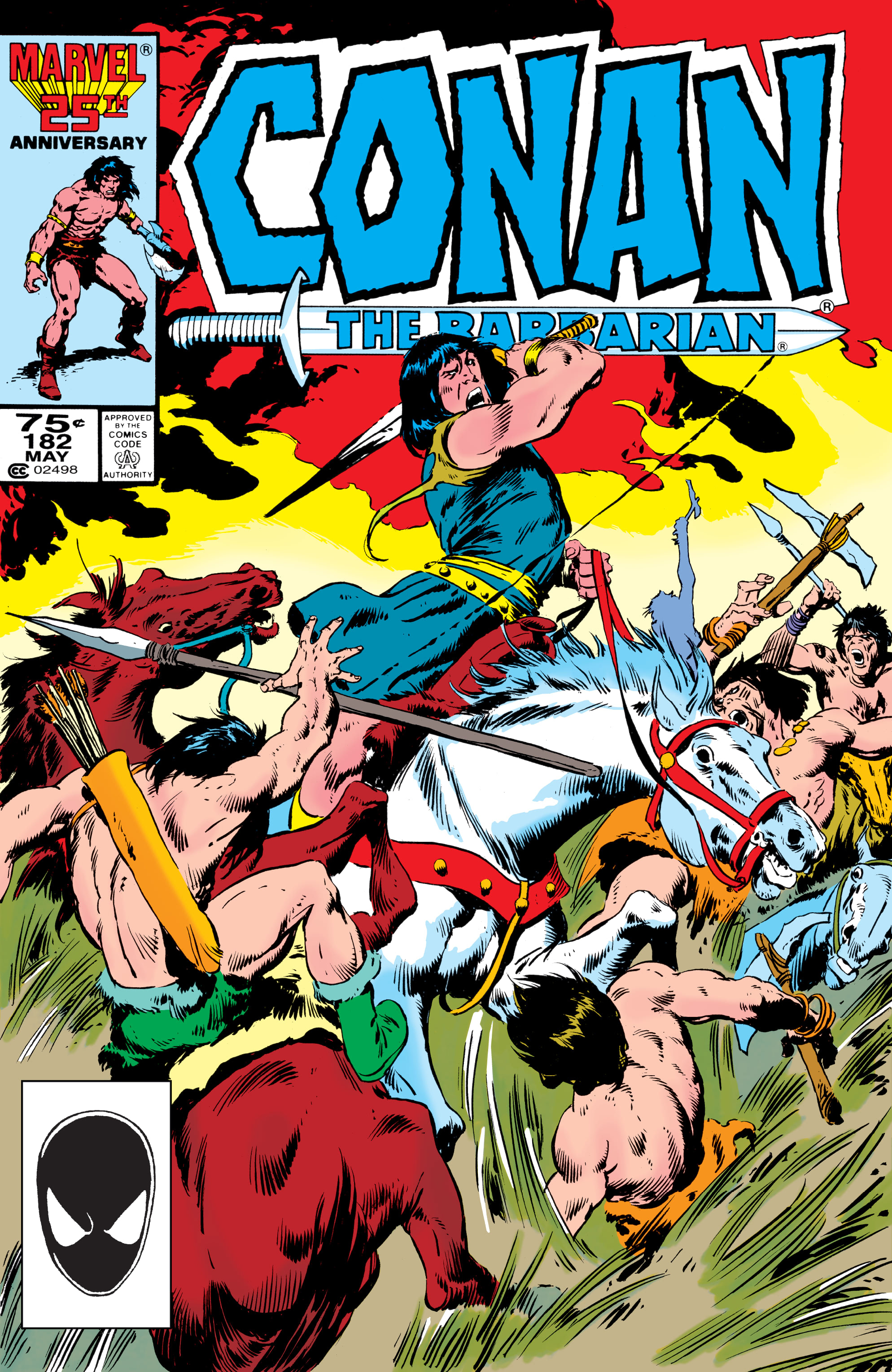 Conan the Barbarian #182 cover