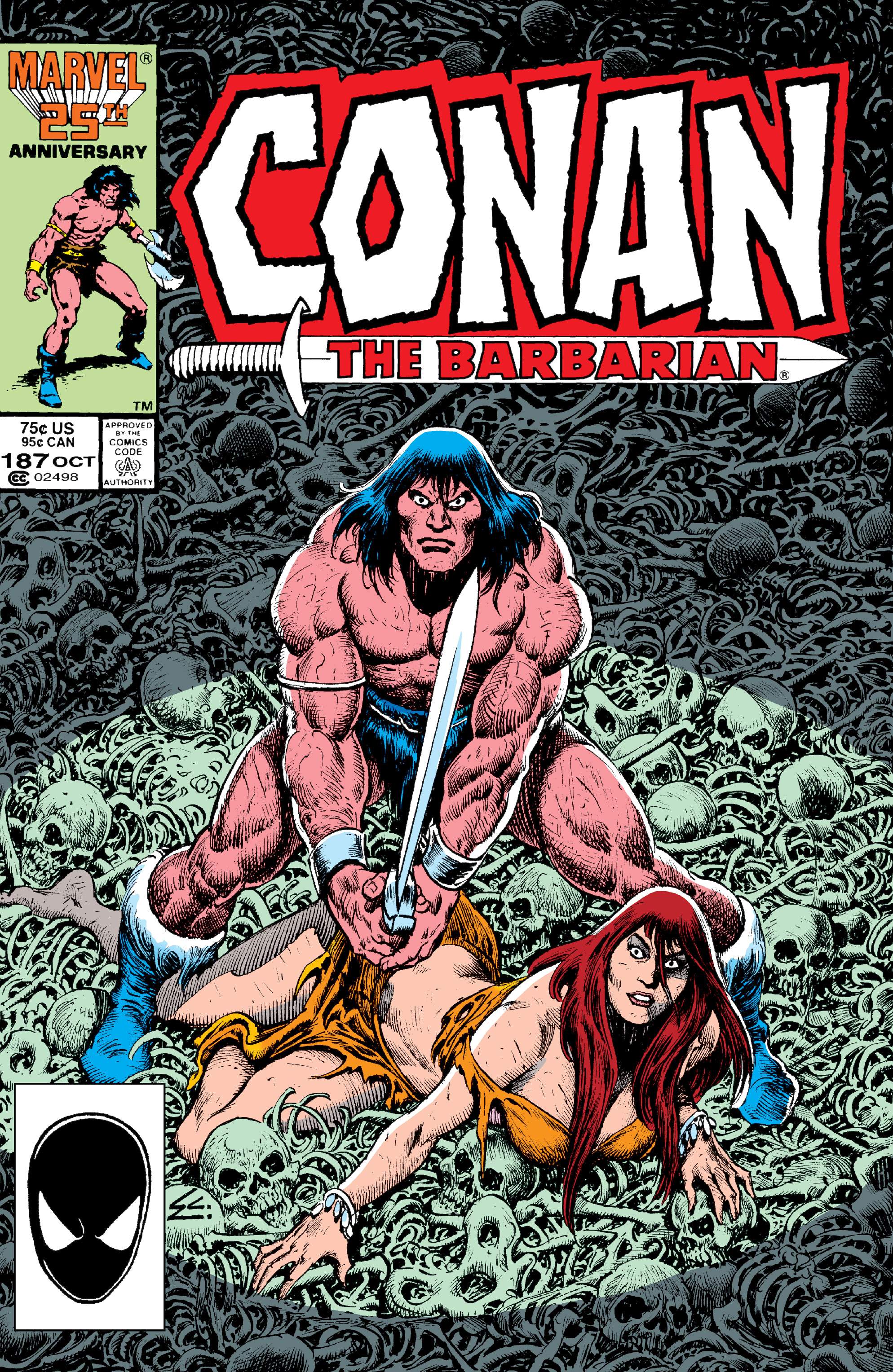 Conan the Barbarian #187 cover