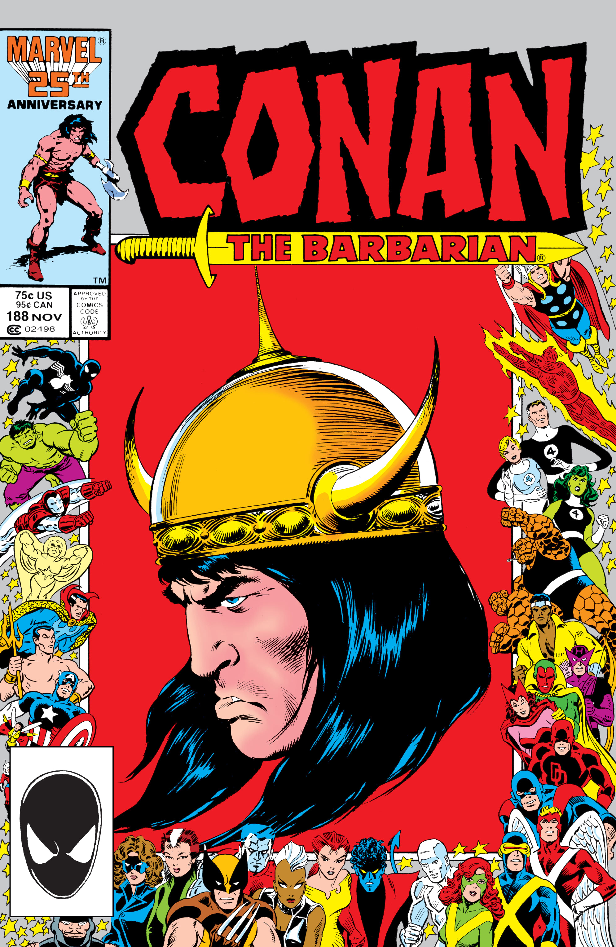 Conan the Barbarian #188 cover