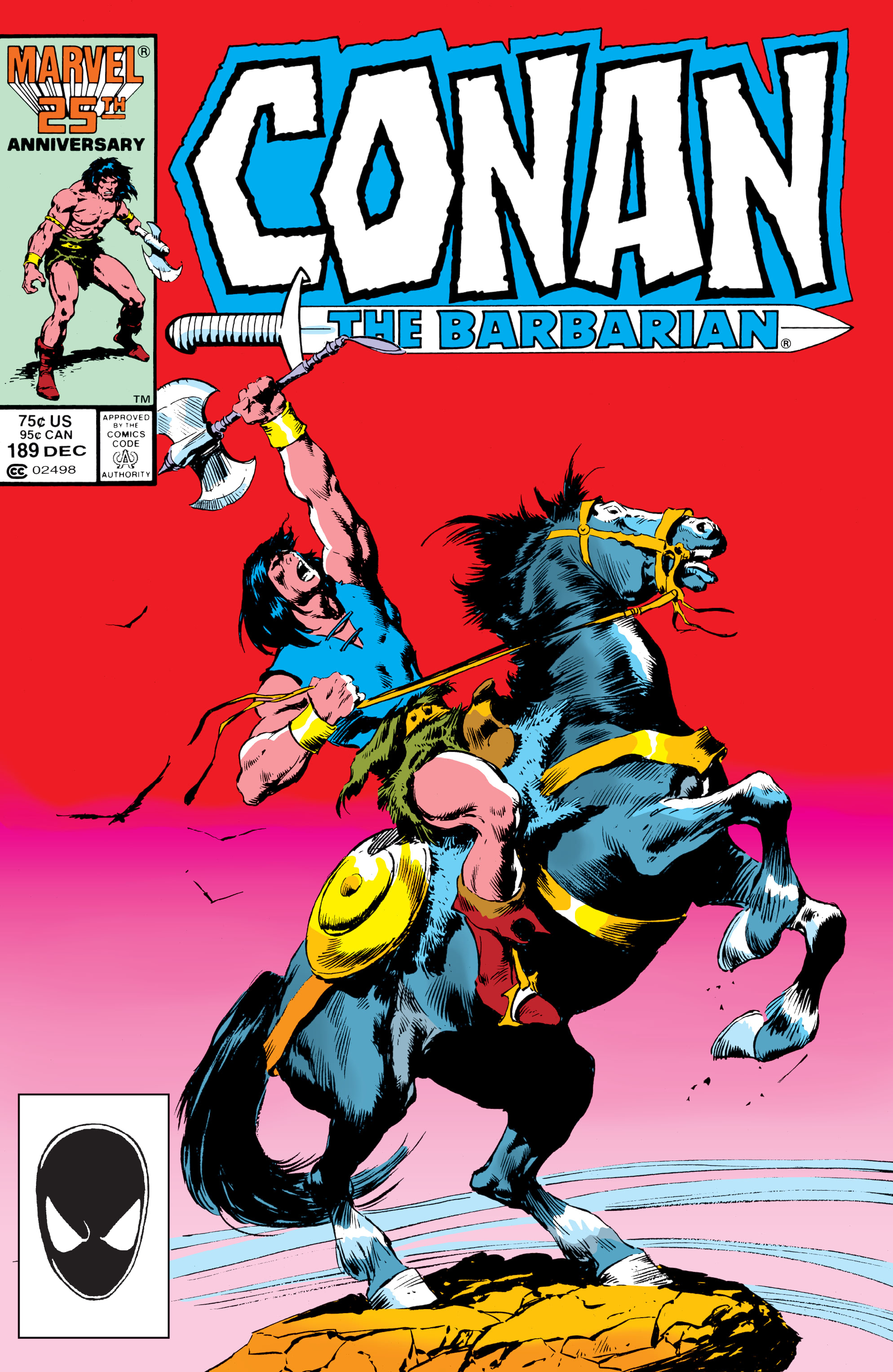 Conan the Barbarian #189 cover