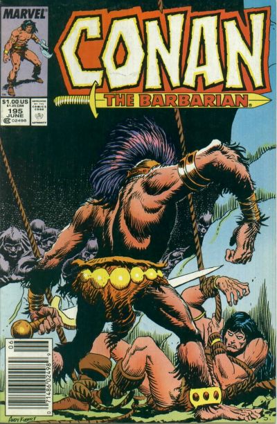 Conan the Barbarian #195 cover