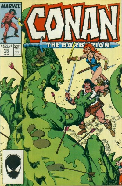 Conan the Barbarian #196 cover