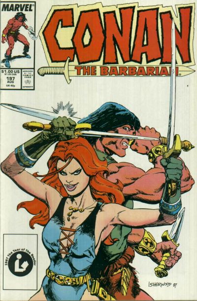 Conan the Barbarian #197 cover
