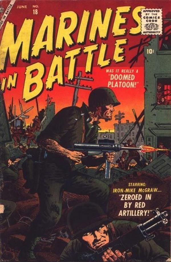 Marines in Battle #18 cover