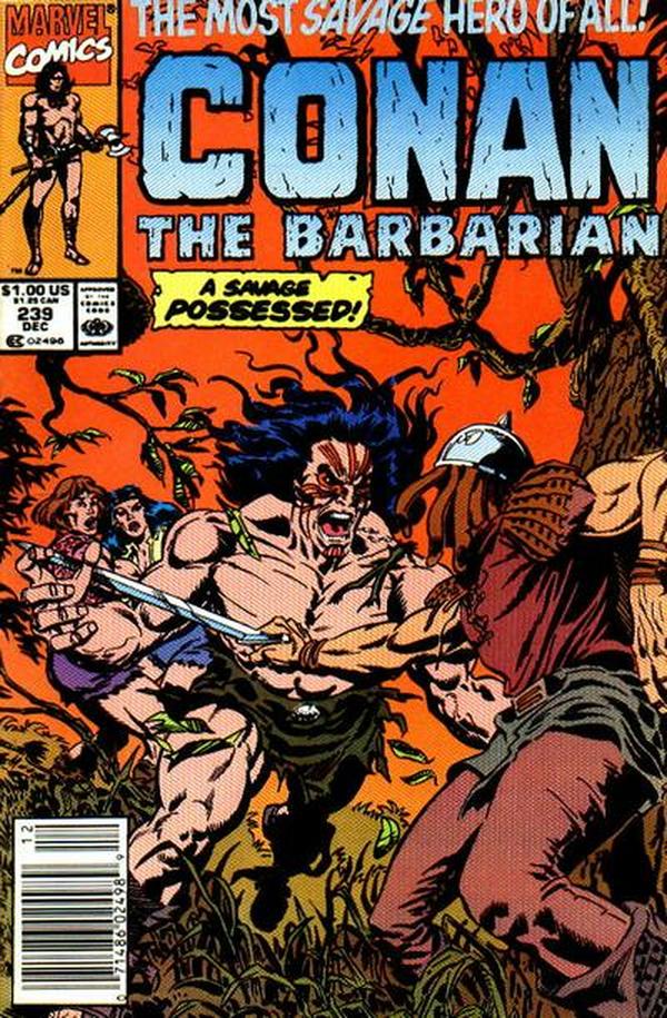 Conan the Barbarian #239 cover