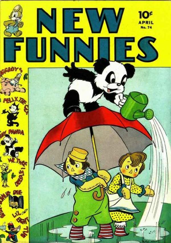 New Funnies #74 cover