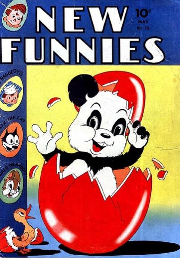 New Funnies #75 cover