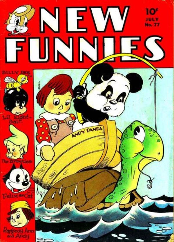 New Funnies #77 cover