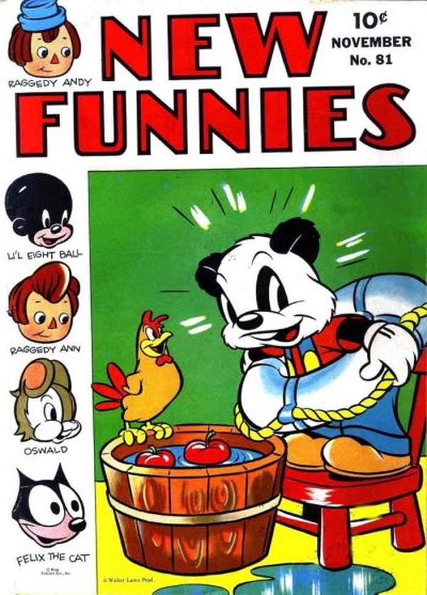 New Funnies #81 cover