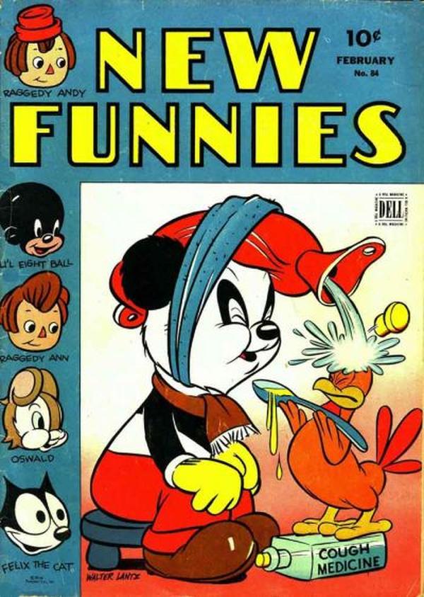 New Funnies #84 cover