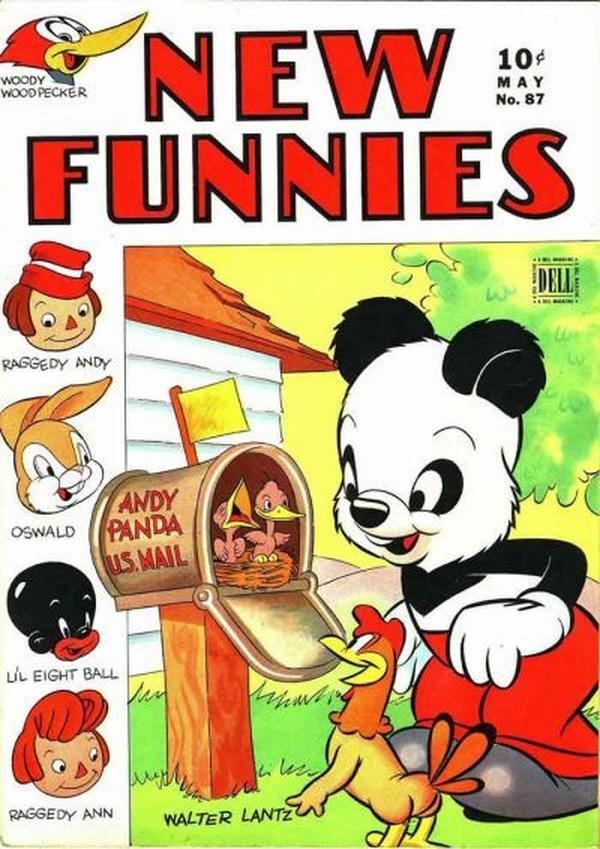 New Funnies #87 cover