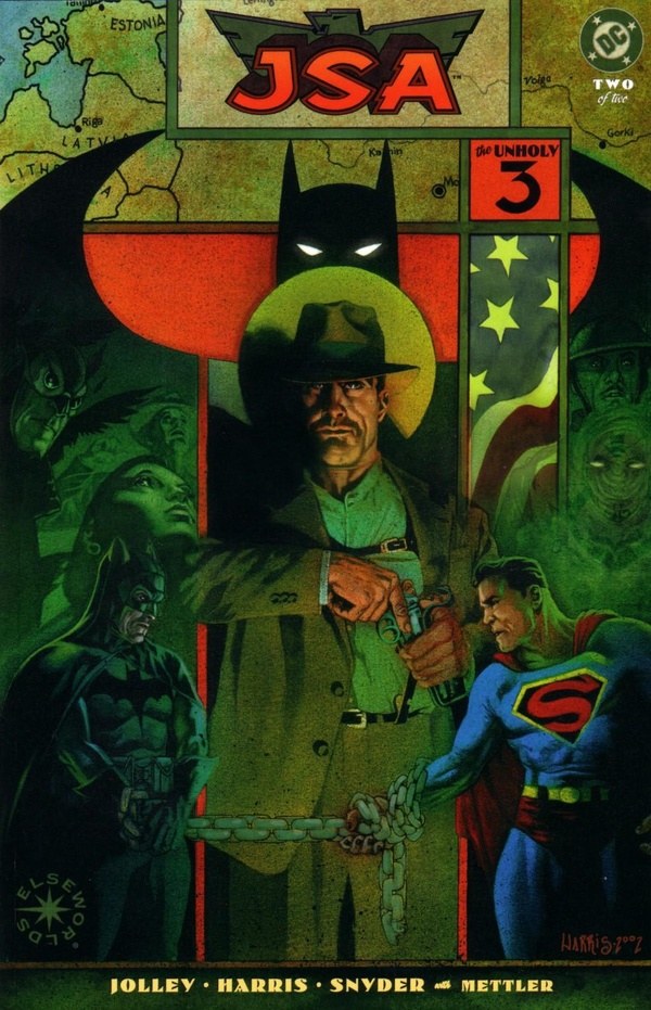 JSA: The Unholy Three #2 cover