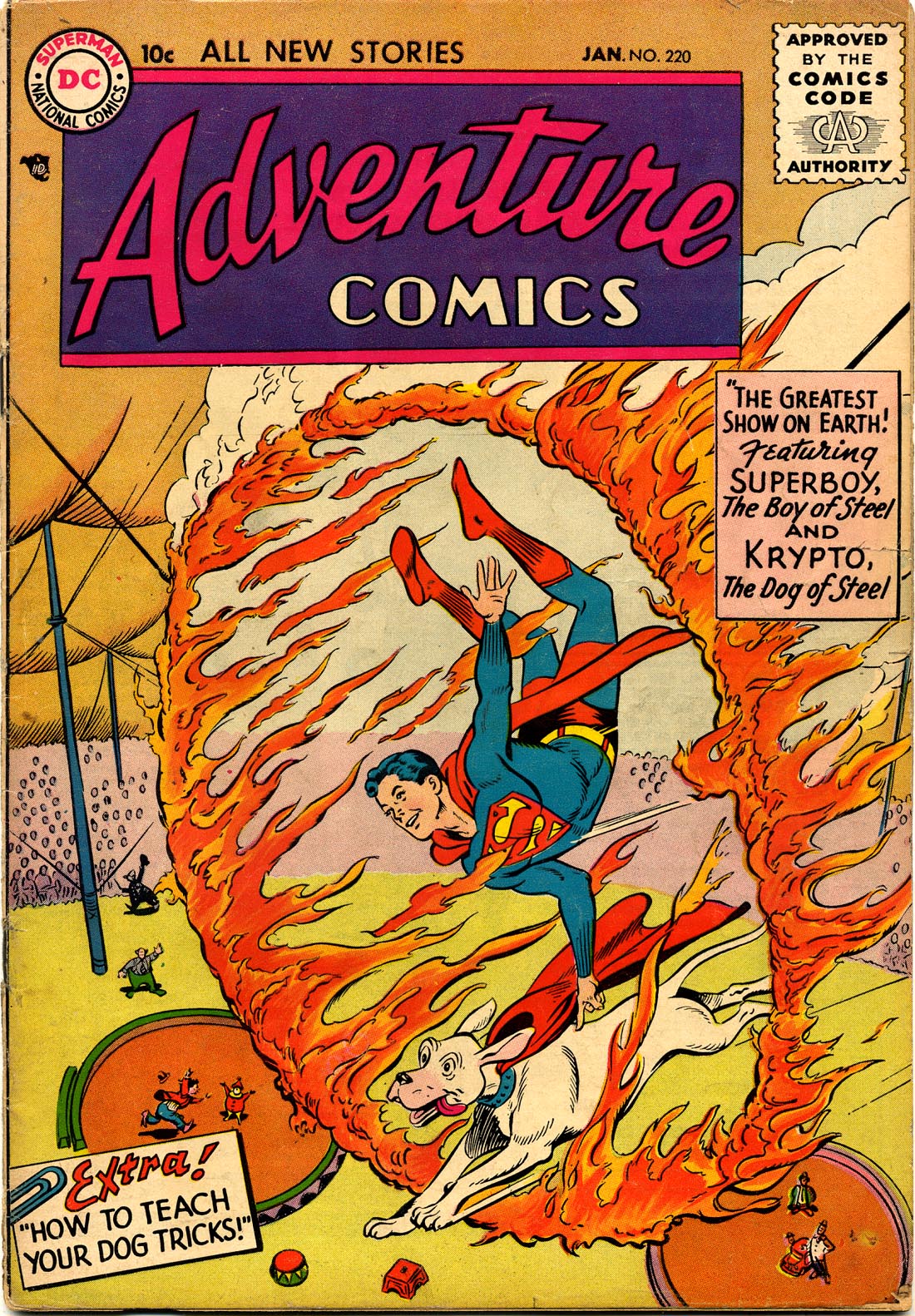 Adventure Comics #220 cover