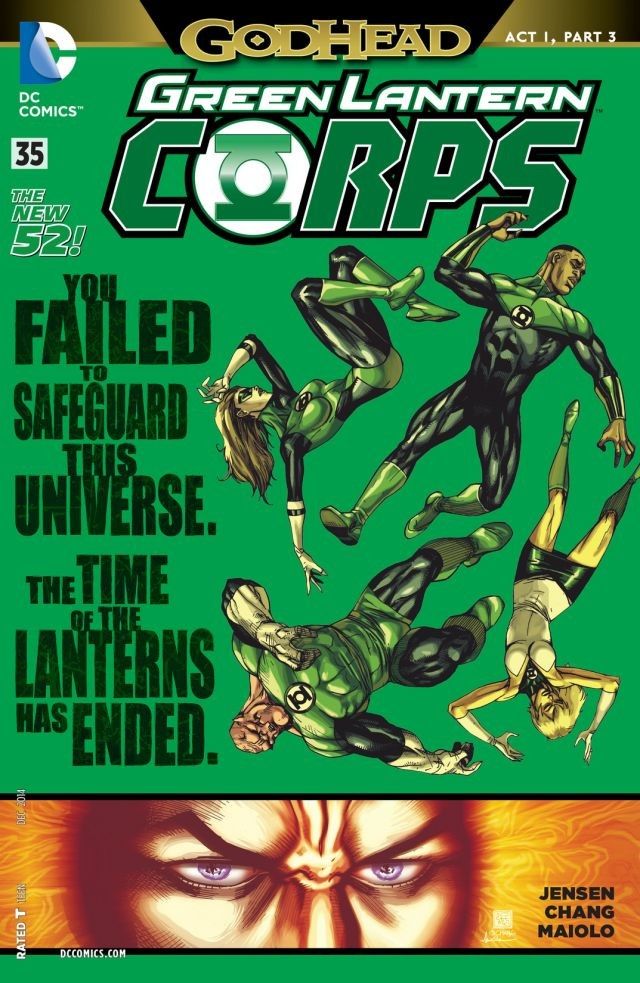 Green Lantern Corps #35 cover