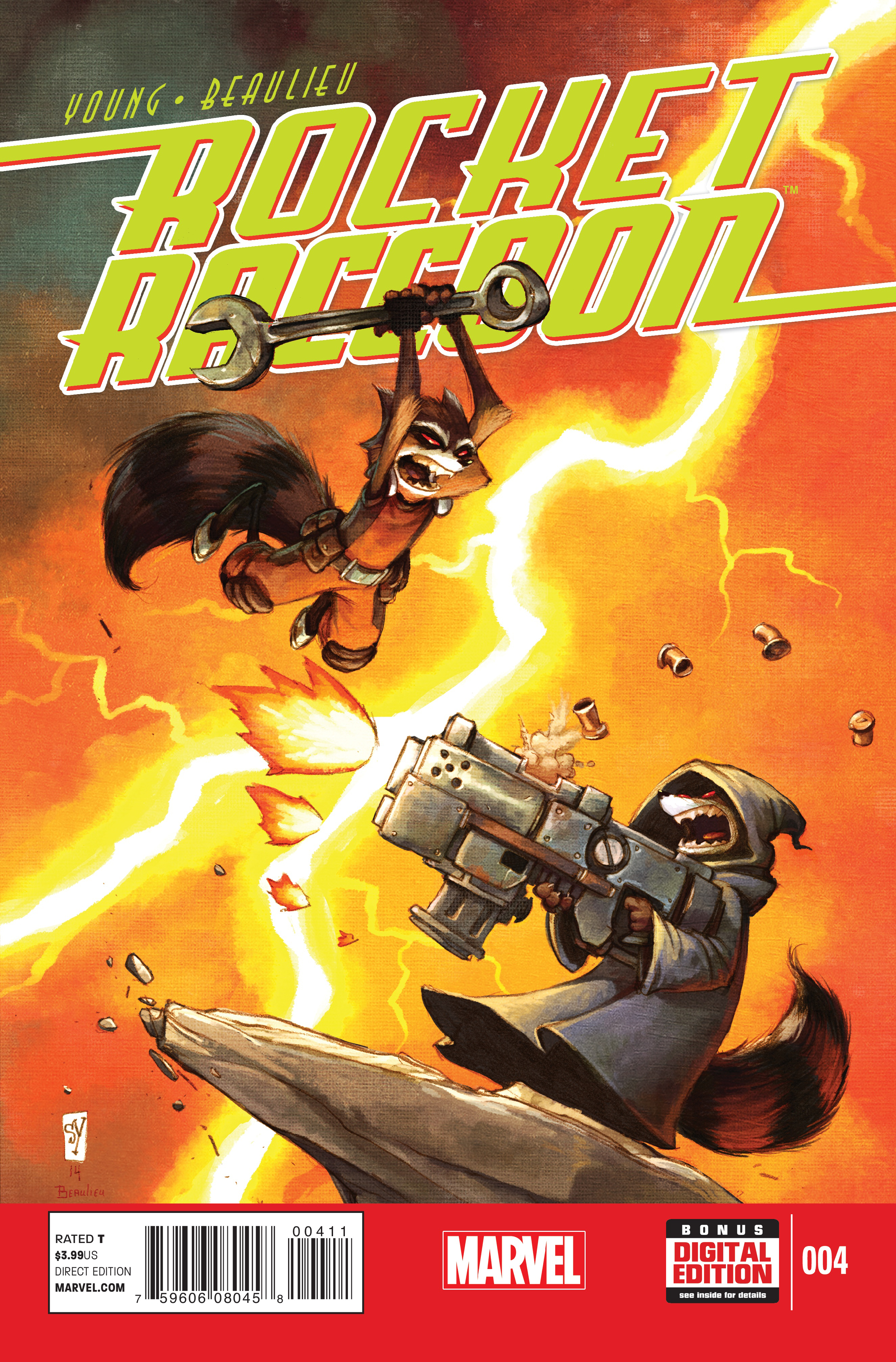 Rocket Raccoon #4 cover