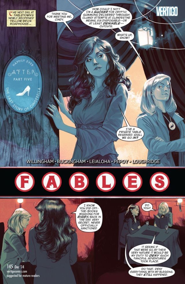 Fables #145 cover