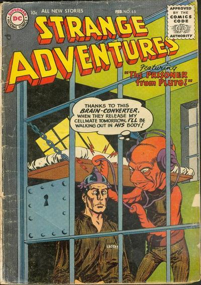 Strange Adventures #65 cover