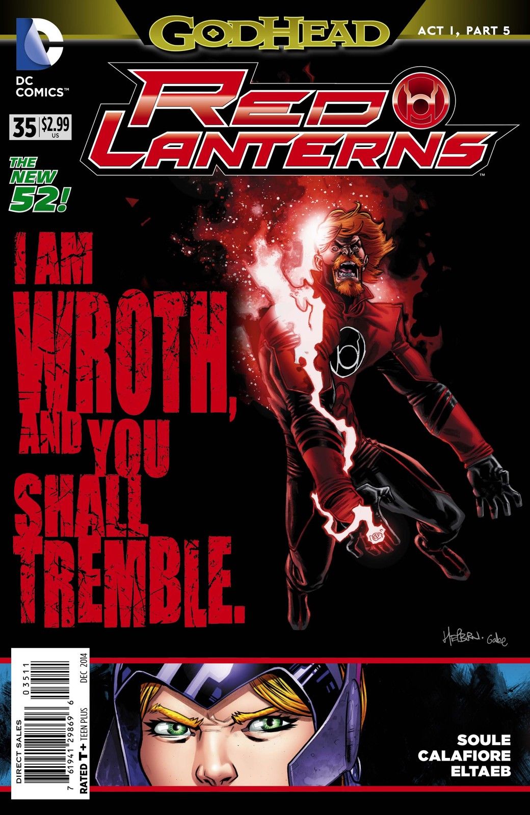 Red Lanterns #35 cover