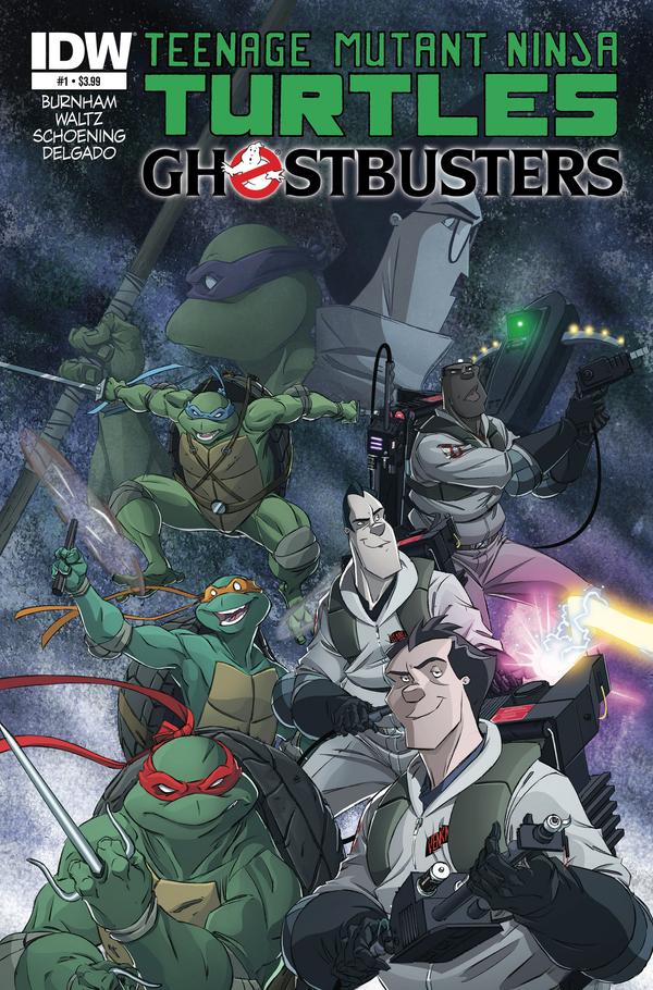 Teenage Mutant Ninja Turtles / Ghostbusters #1 cover
