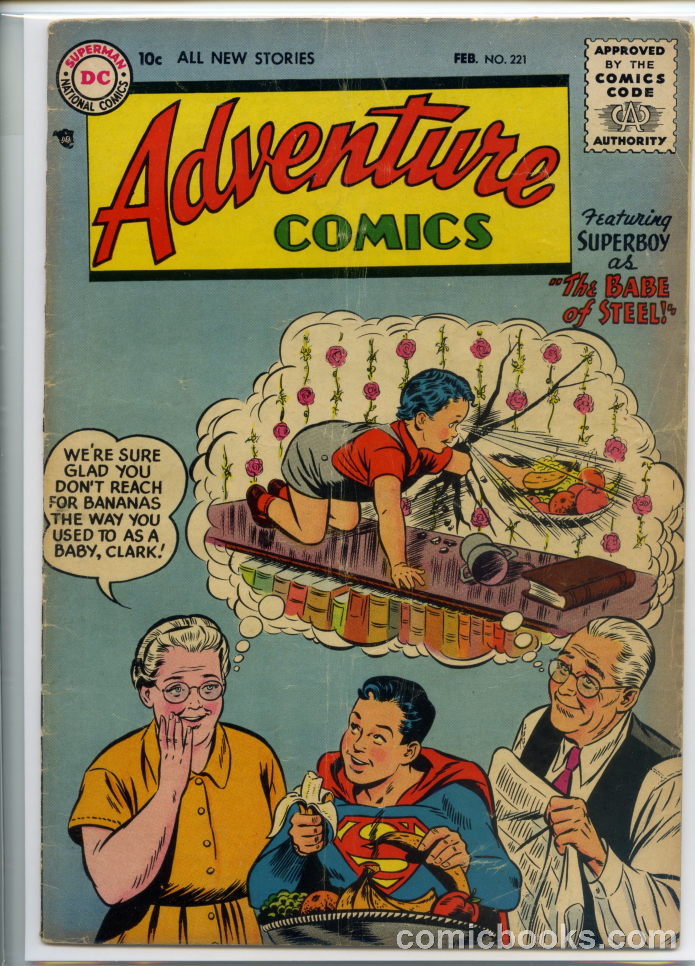 Adventure Comics #221 cover