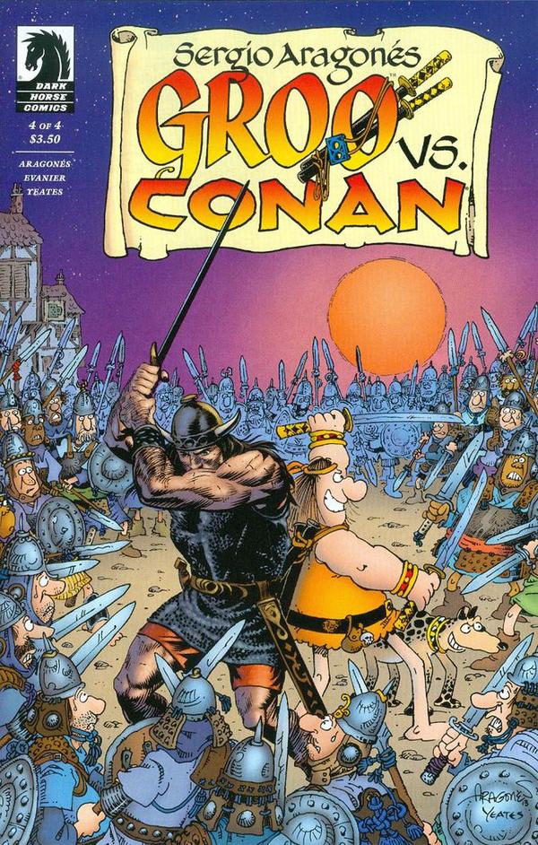 Groo vs. Conan #4 cover