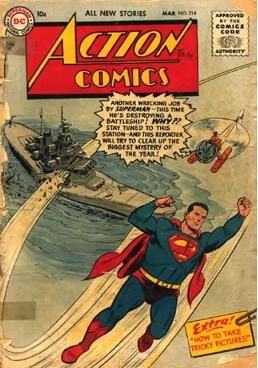 Action Comics #214 cover