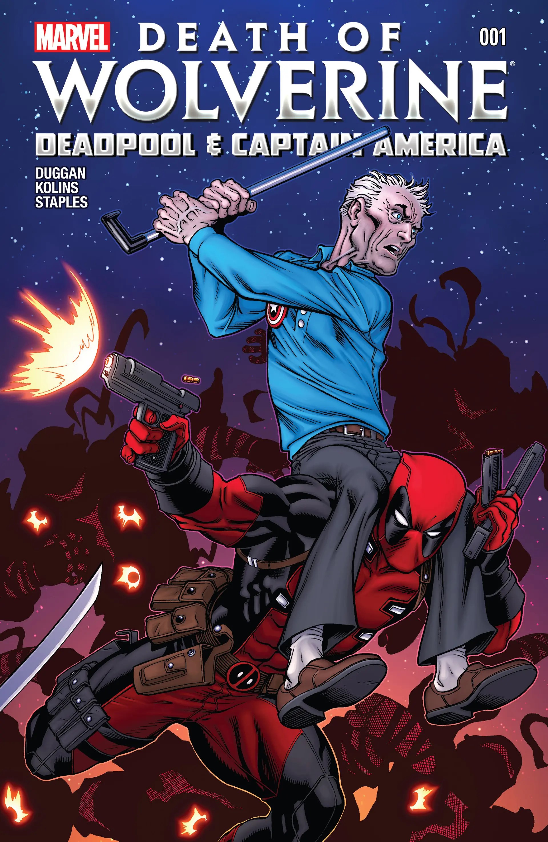 Death of Wolverine: Deadpool & Captain America #1 cover
