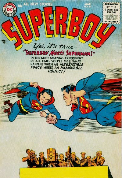Superboy #47 cover