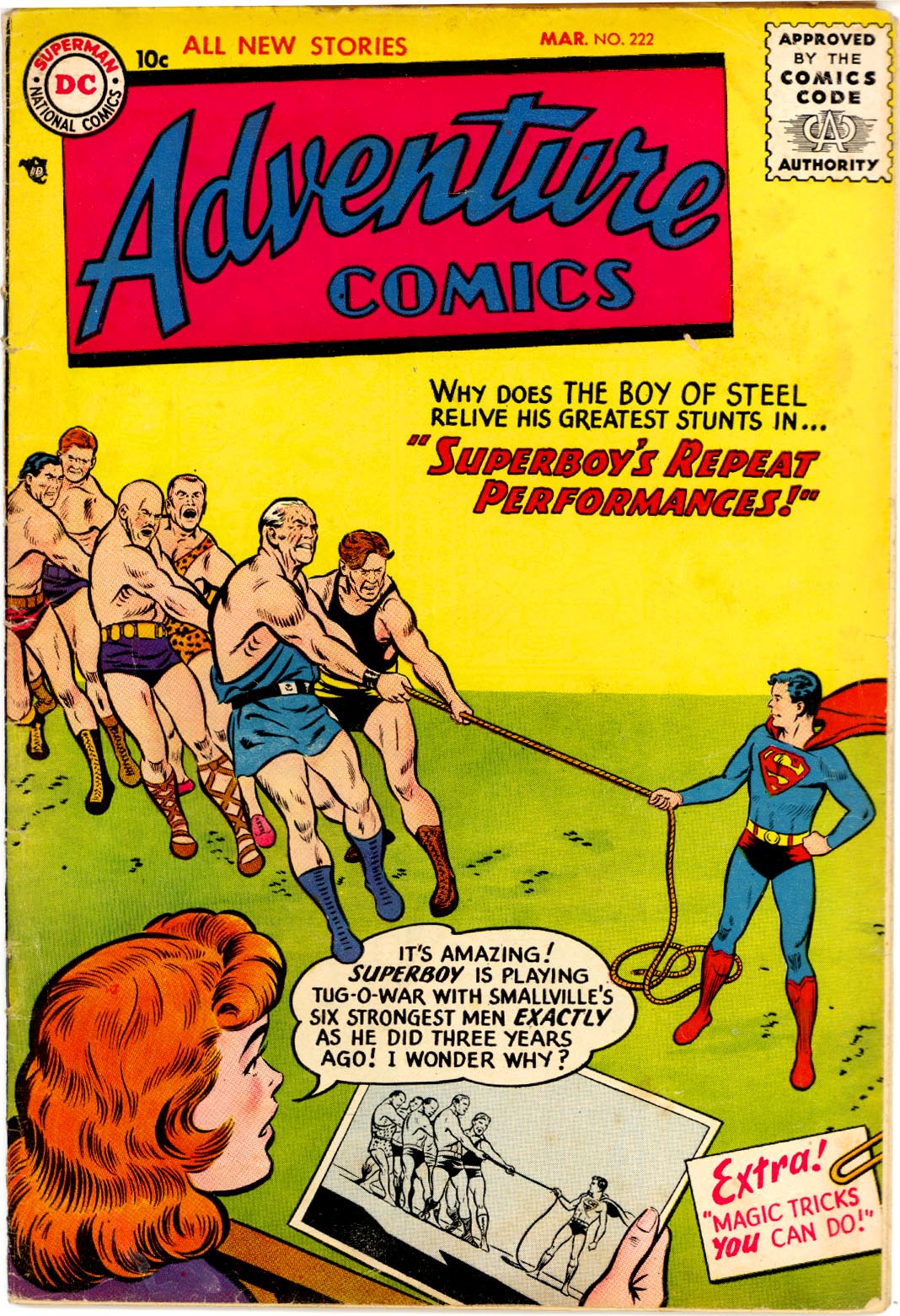 Adventure Comics #222 cover