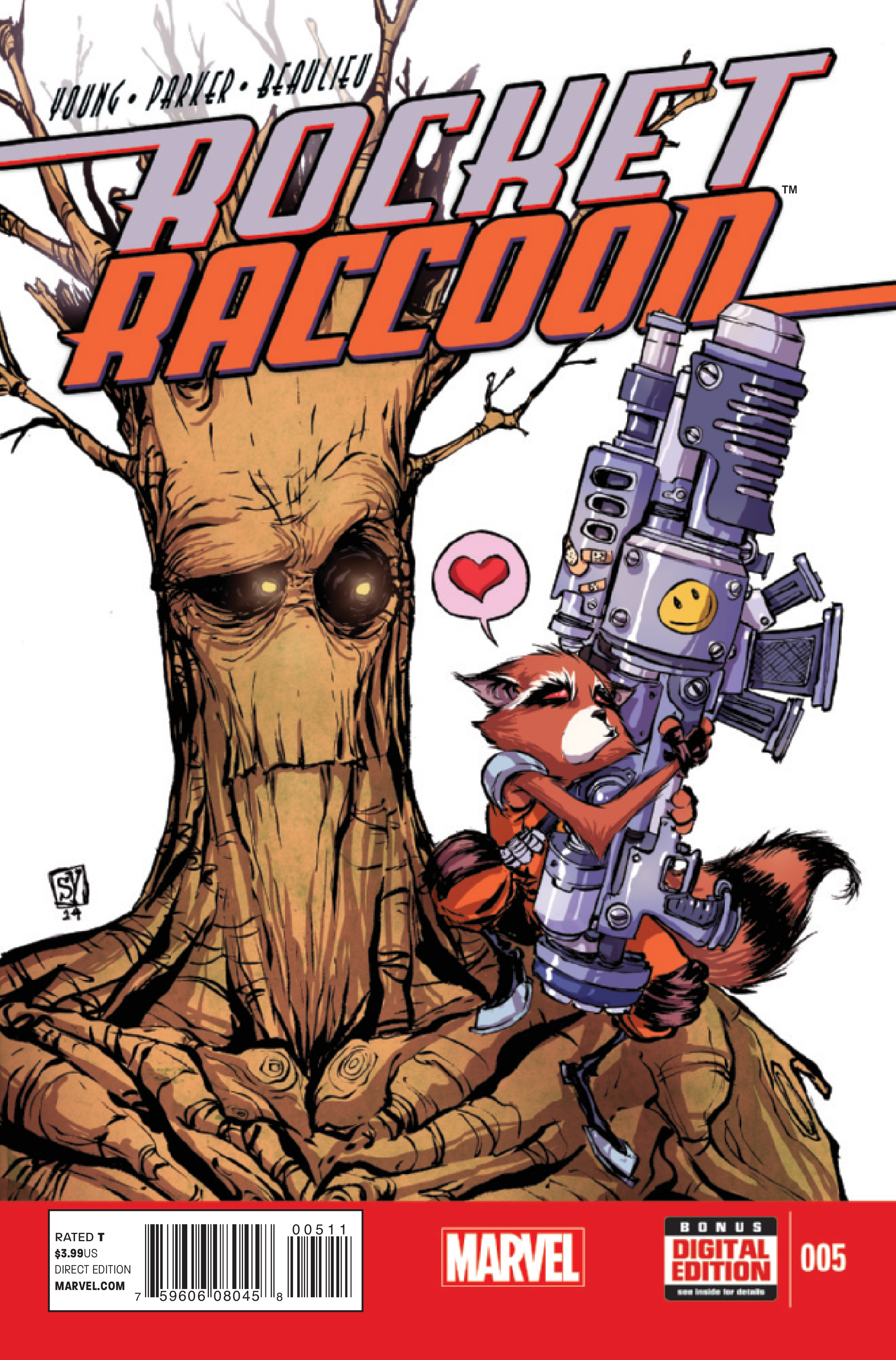 Rocket Raccoon #5 cover