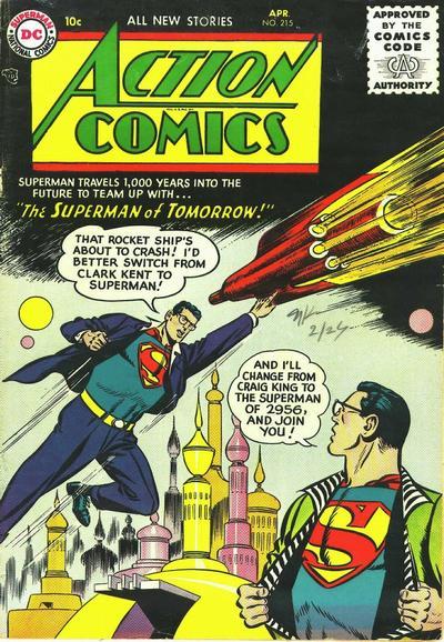 Action Comics #215 cover