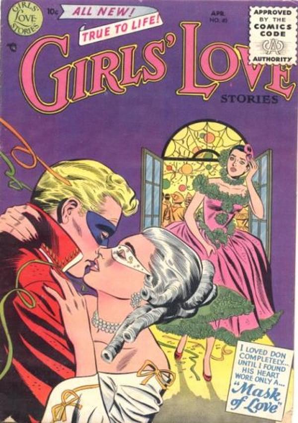 Girls' Love Stories #40 cover