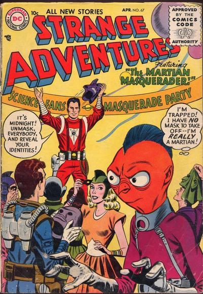 Strange Adventures #67 cover