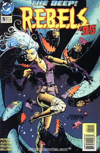 R.E.B.E.L.S. '95 #5 cover