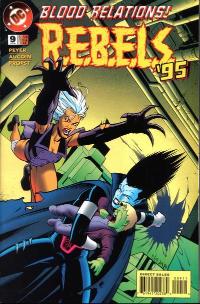 R.E.B.E.L.S. '95 #9 cover