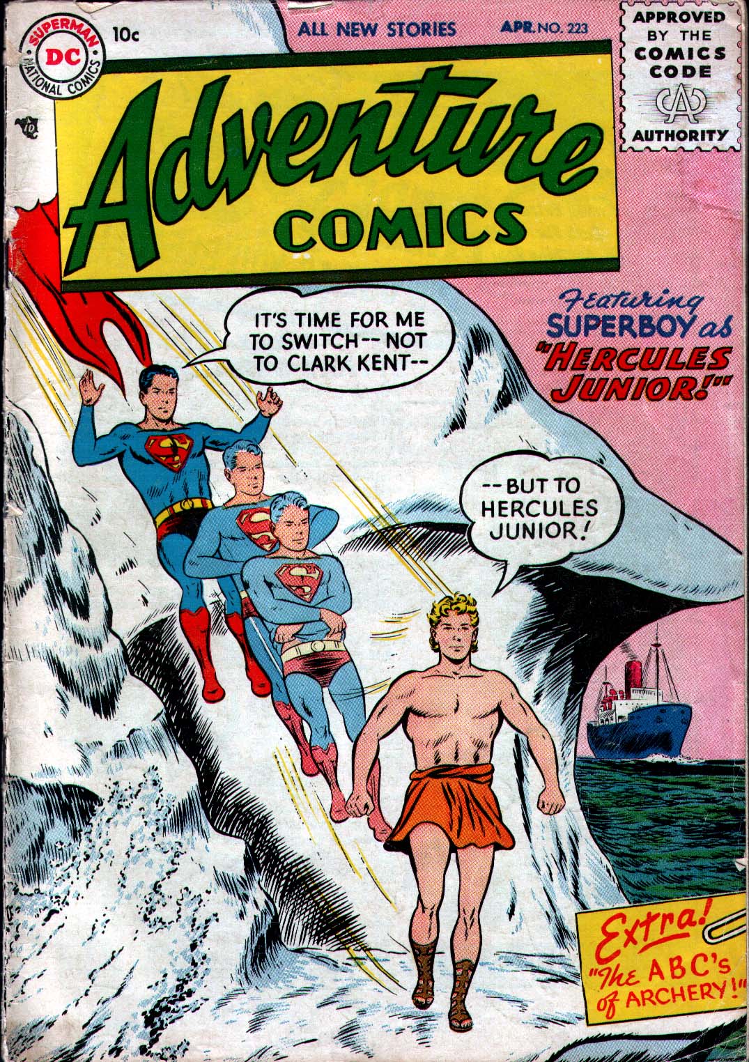 Adventure Comics #223 cover