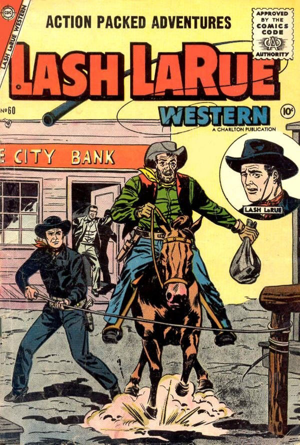Lash La Rue Western #60 cover