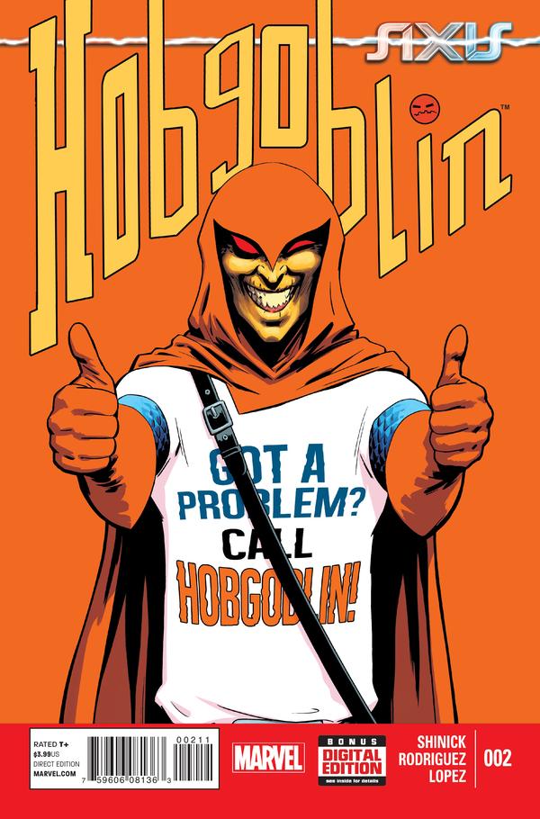 Axis: Hobgoblin #2 cover