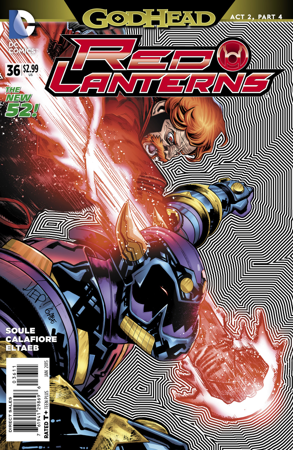 Red Lanterns #36 cover