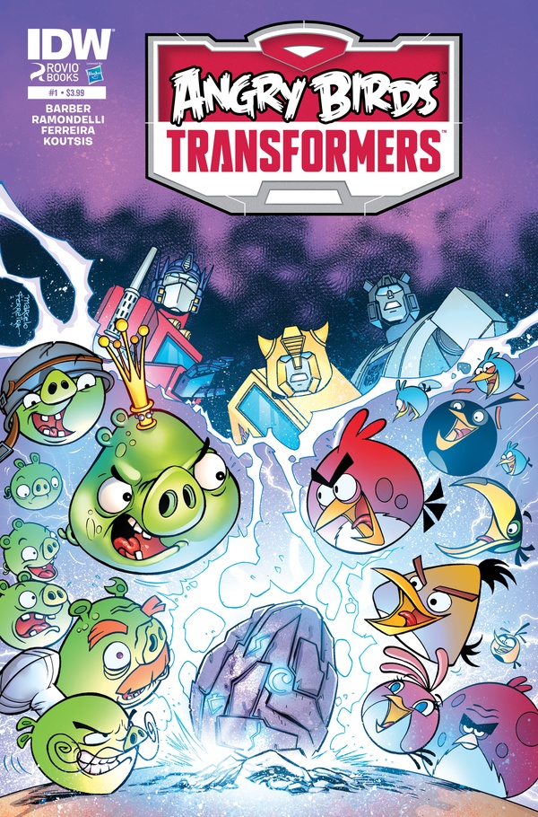Angry Birds Transformers #1 cover