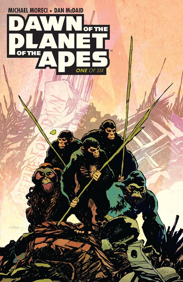 Dawn of the Planet of the Apes #1 cover
