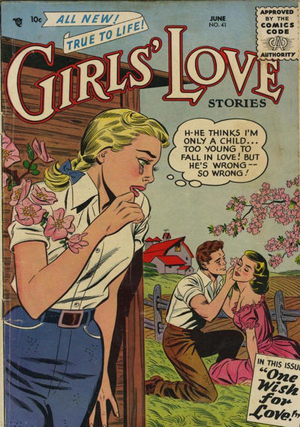 Girls' Love Stories #41 cover