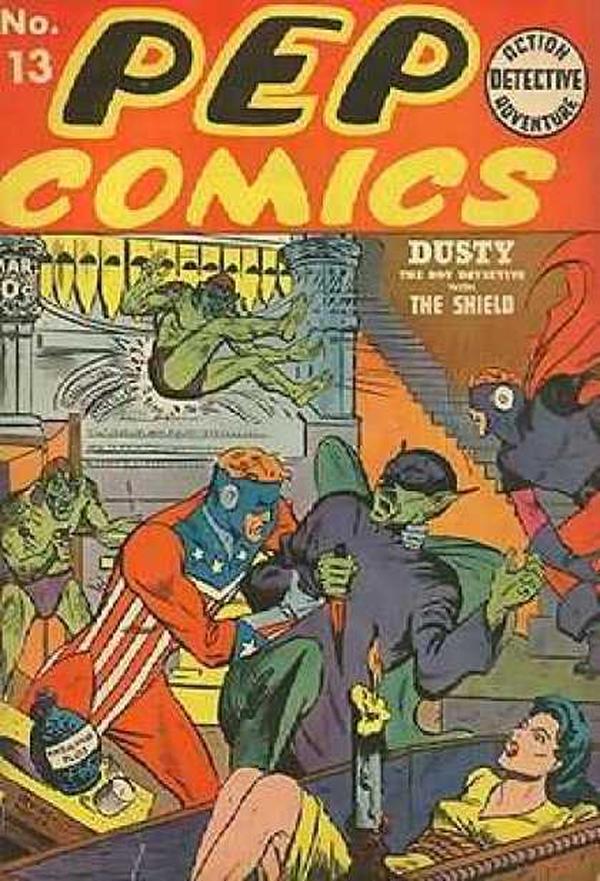 Pep Comics #13 cover