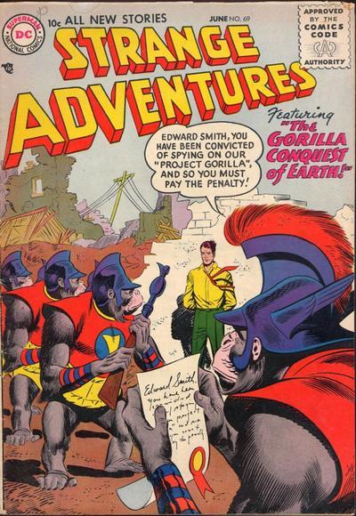 Strange Adventures #69 cover