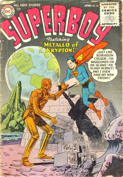 Superboy #49 cover