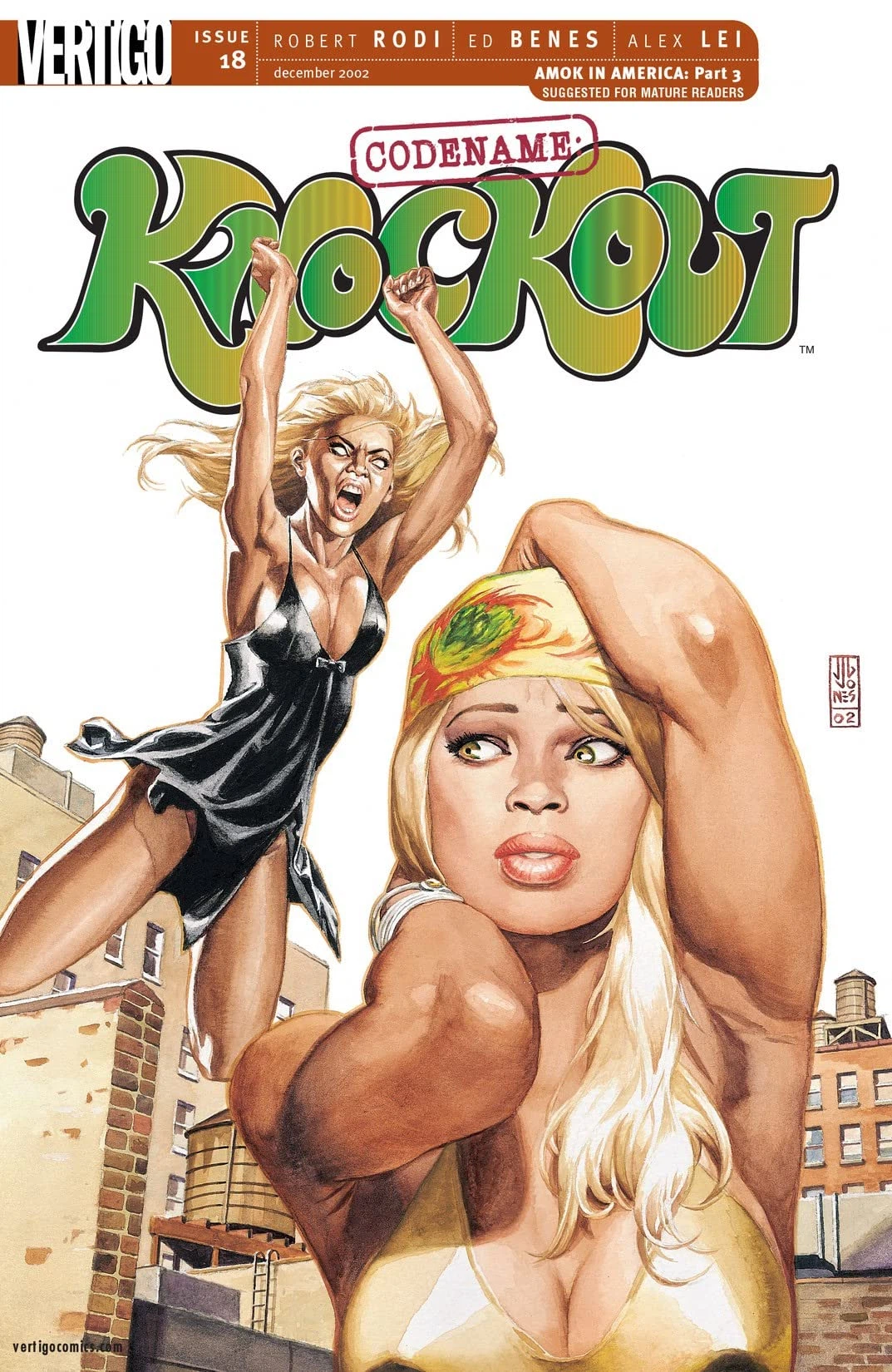 Codename: Knockout #18 cover