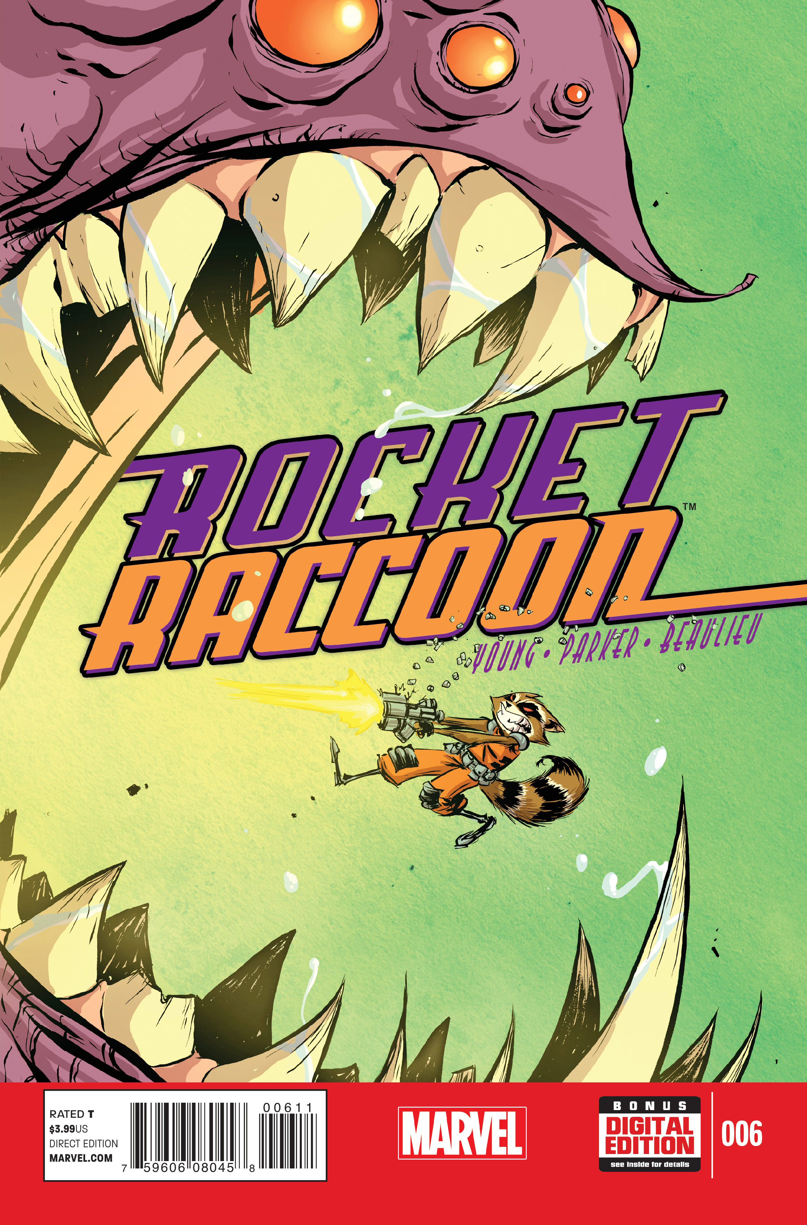 Rocket Raccoon #6 cover