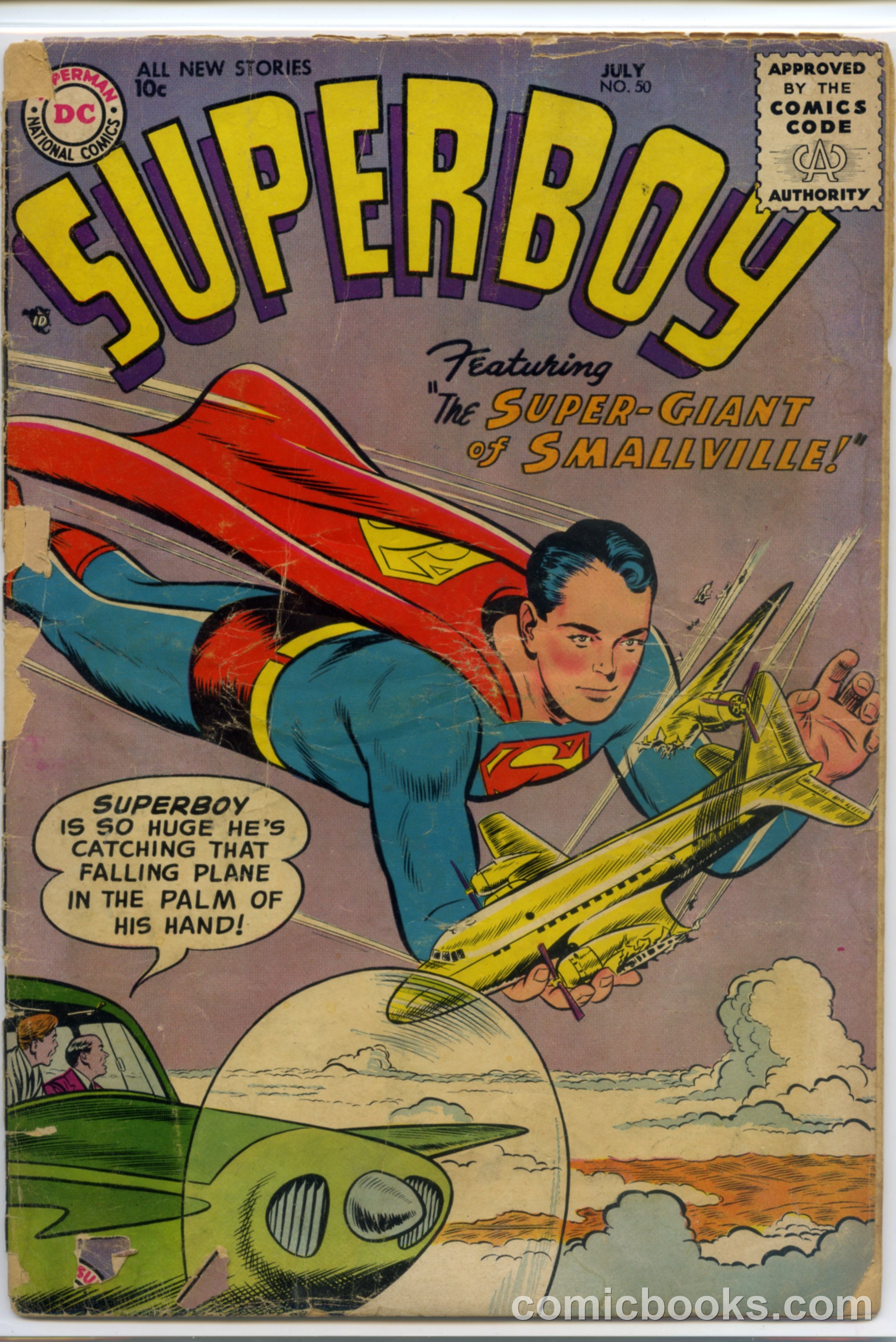 Superboy #50 cover