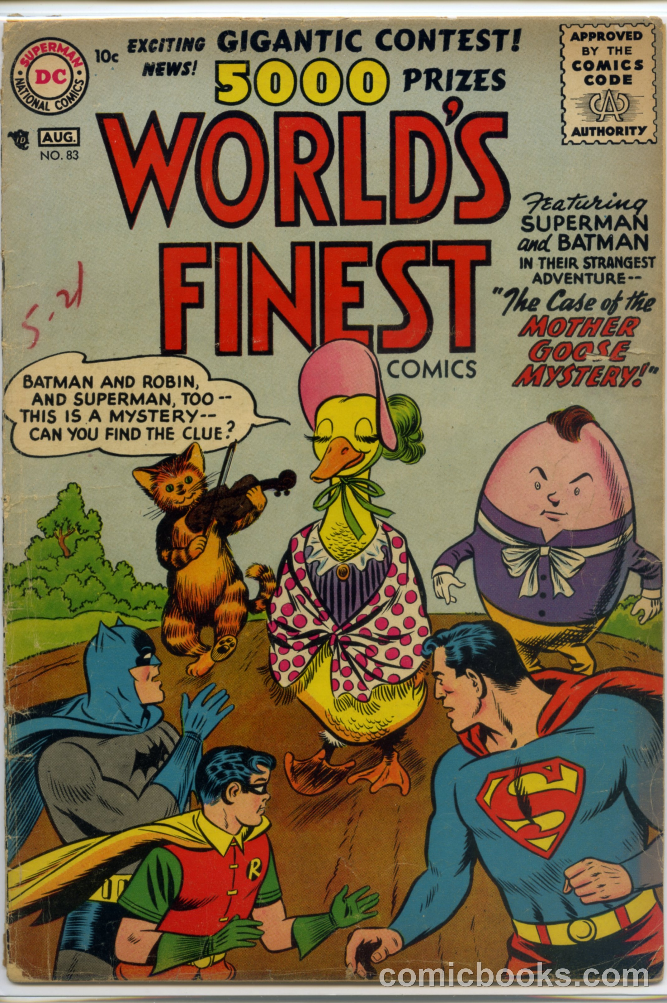 World's Finest Comics #83 cover